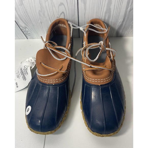 L.L. BEAN WOMEN'S BEAN BOOTS, RUBBER MOC Size 9 Wide - Picture 2 of 6